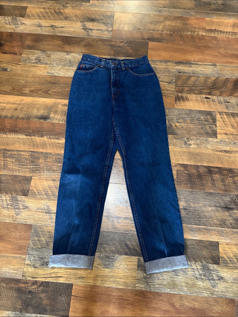 Rare Vtg 80s Levis  No Pocket Mom Jeans • Orange Tab Made in USA 26